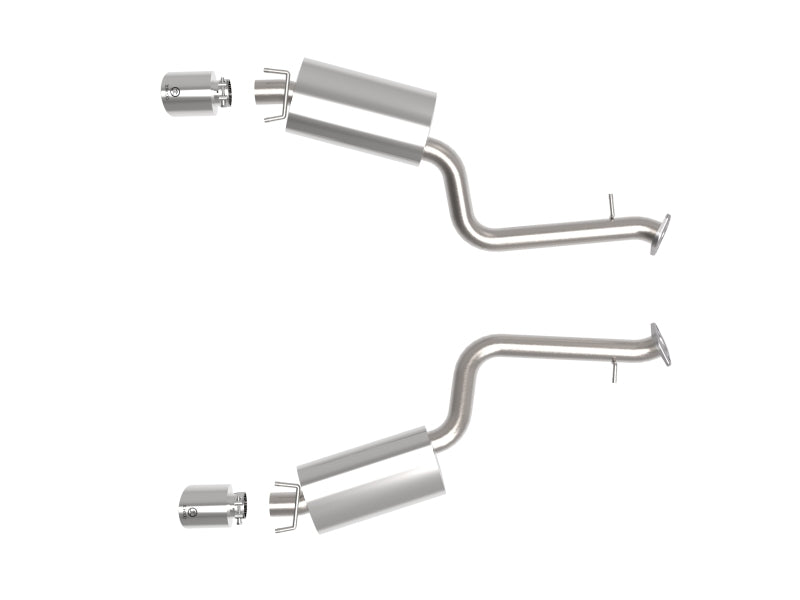 AFE 49-36060-P exus IS350 14-22 V6-3.5L Takeda Axle-Back Exhaust System- Polish