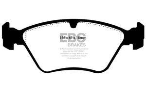 EBC UD644 94-96 Saab 900 2.0 Turbo Ultimax2 Front Brake Pads