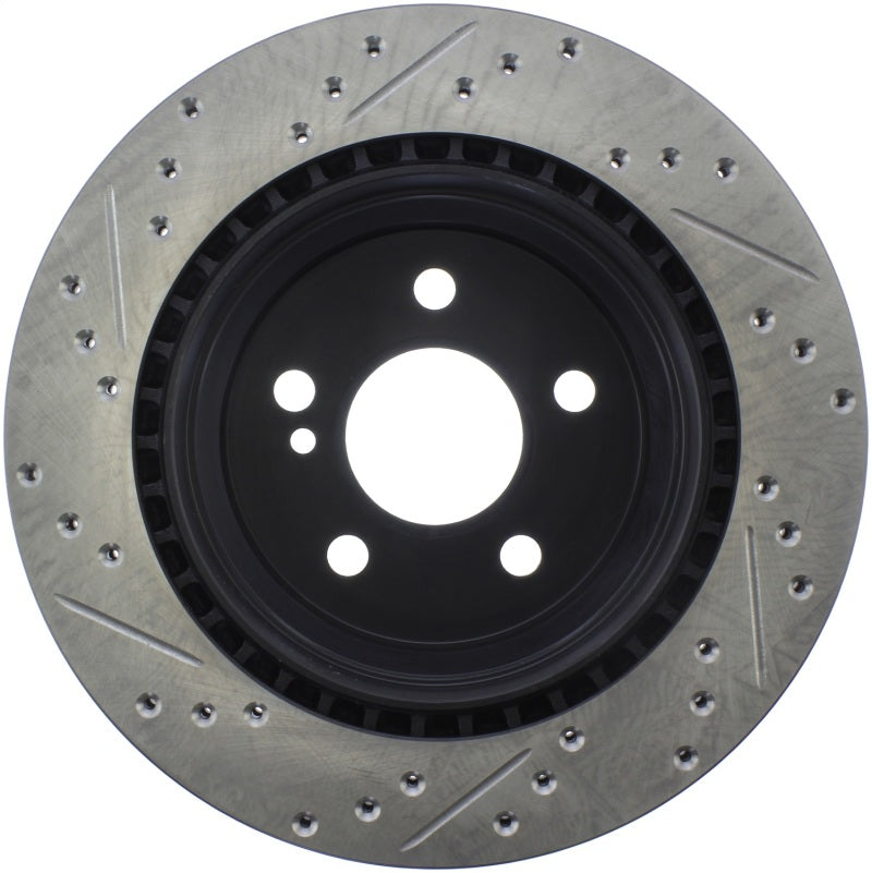 Stoptech 127.35063L Slotted & Drilled Sport Brake Rotor
