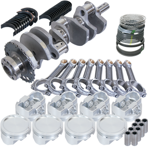 Eagle 637023898 fits Chevy LS1 4.000in Crank 24 Tth Reluctor 6.125in I-Beam Rods 3.898in Pistons Rotating Assembly