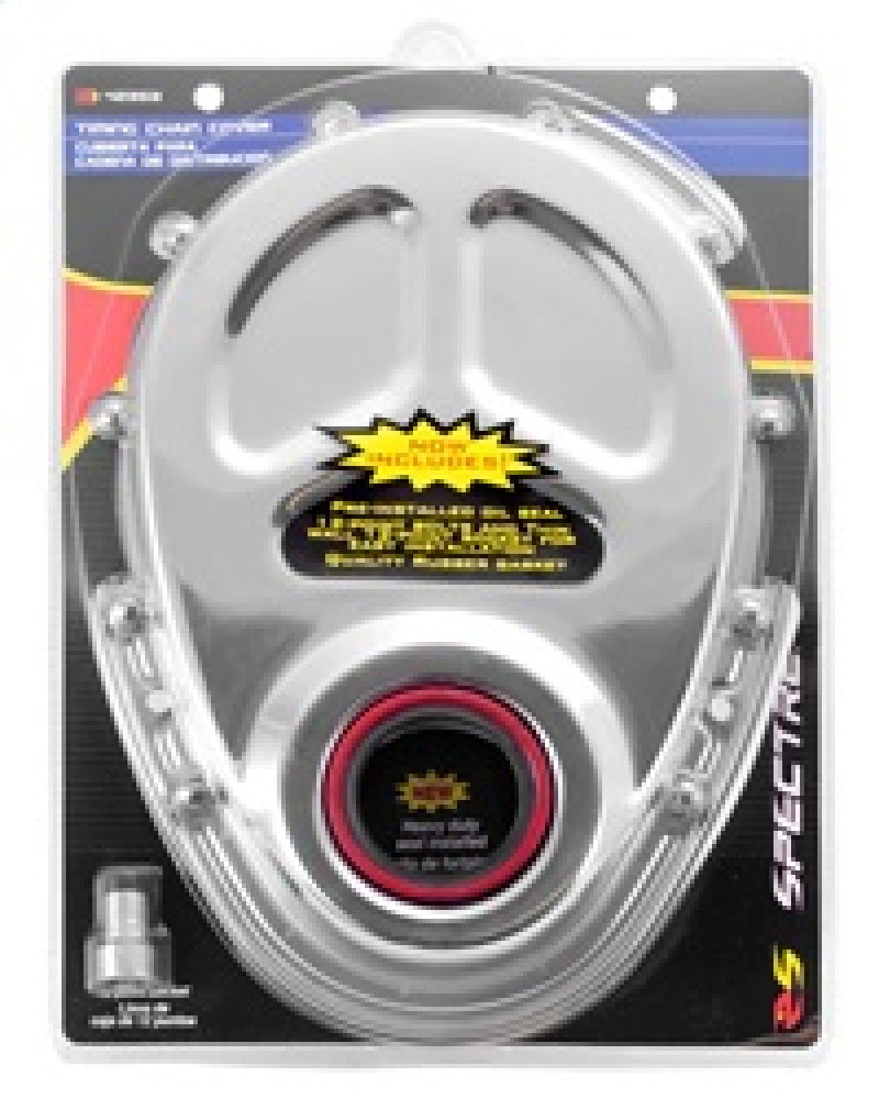 Spectre 42353 SB fits Chevrolet Timing Cover (Incl. Pre-Installed Seal/Gaskets/Bolts) - Chrome