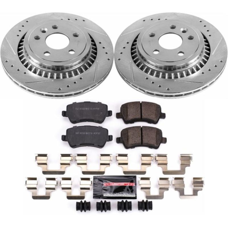 PowerStop K5705 fits Volvo 10-17 XC60 Rear Z23 Evolution Sport Brake Kit