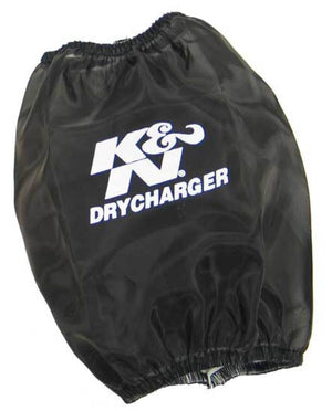 K&N Engineering RC-4630DK K&N Black Drycharger Round Tapered Air Filter Wrap 5.5in Base ID x 4.5in Top ID x 6.5in H