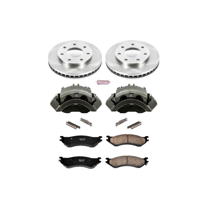 Power Stop KCOE5139 1997 fits Ford F-250 HD Front Autospecialty Kit w/Cals