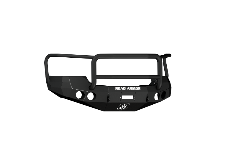 Road Armor 37405B fits GMC 08-10 2500 Stealth Front Winch Bumper w/Lonestar Guard - Tex Blk