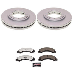 Power Stop 16-23 Chevrolet LCF 3500 Front Z36 Coated Truck & Tow Brake Kit
