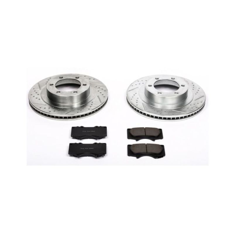 PowerStop K2421 fits Lexus 03-09 GX470 Front Z23 Evolution Sport Brake Kit