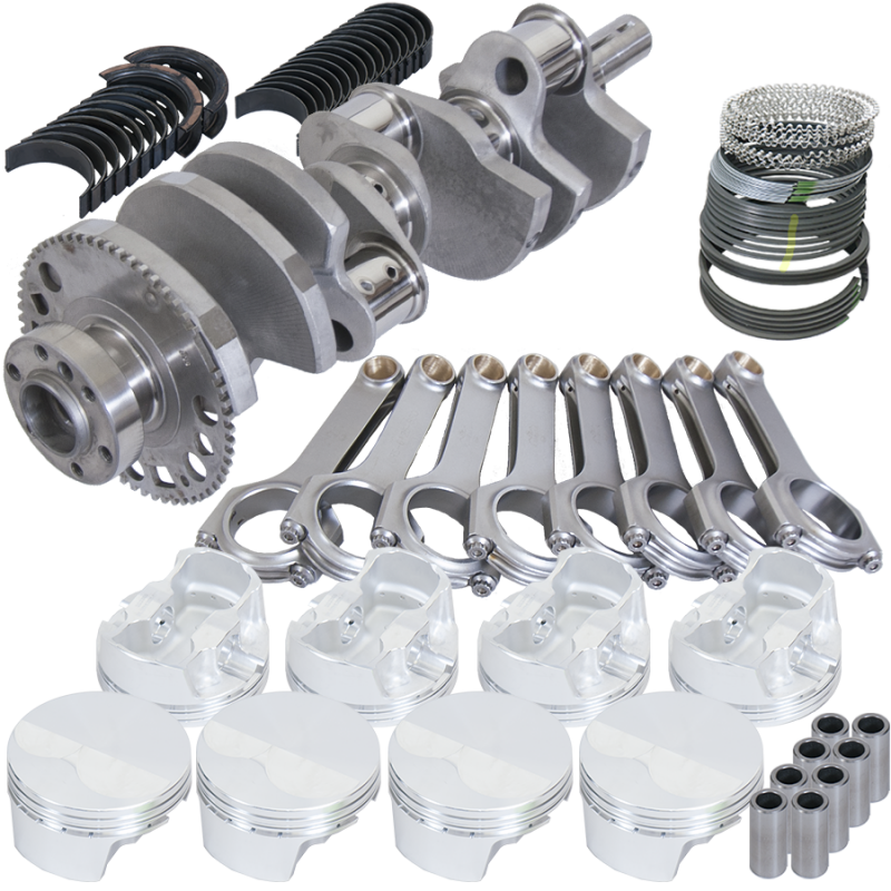 Eagle 128254135 fits Chevy LS7 4.125in Crank 58 Tth Reluctor 6.125in H-Beam -5cc 4.135in Pistons Rotating Assembly