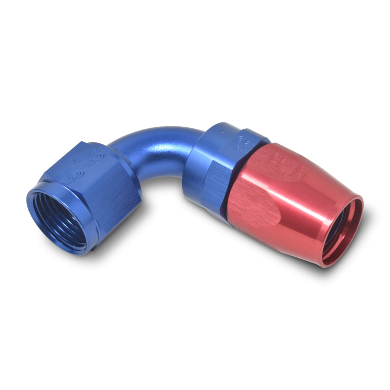 Russell 610210 Performance -20 AN Red/Blue 90 Degree Full Flow Hose End