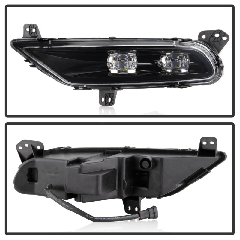 Spyder 5086952 fits Chrysler 15-19 300 OEM LED Fog Lights W/Switch- Clear FL-C3