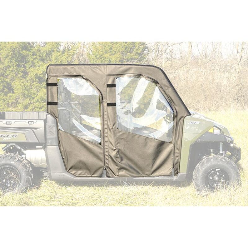 Seizmik 51-21003 14-19 Polaris 1000 fits Ranger XP Crew Soft Doors w/ Zippers Ki