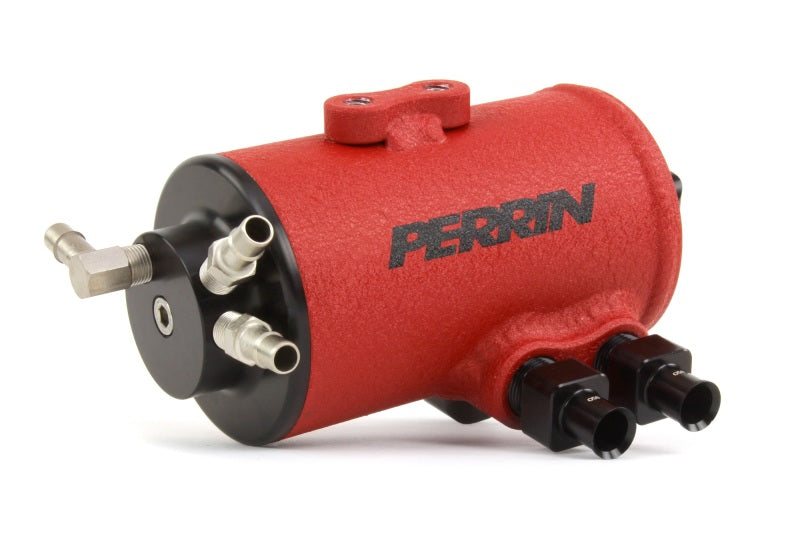 Perrin PSP-ENG-612RD 22-23 fits Toyota GR86 / 13-16 fits Scion FR-S / 13-23 fits Subaru BRZ Air Oil Separator - Red