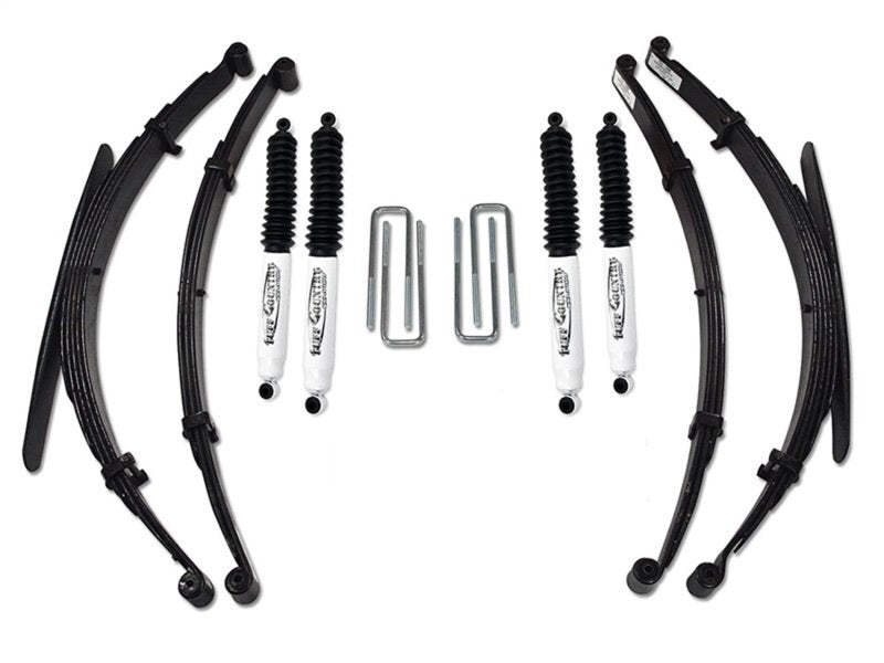 Tuff Country 34701KN 69-93 fits Dodge Ramcharger 1/2 & 3/4 Ton 4x4 4in Lift Kit w/Rear Springs (SX8000 Shocks)