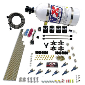 Nitrous Express 80005-10 8 Cyl Alcohol Nitrous Kit (250-550HP) w/10lb Bottle