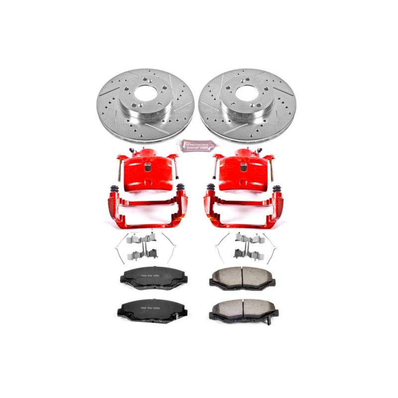 PowerStop KC1043 36 fits Honda CR-V Front Z36 Truck & Tow Brake Kit w/Calipers