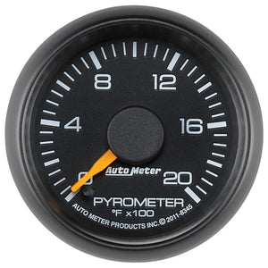 AutoMeter 8345 Autometer Factory Match fits Chevy 2-1/16in FSE 0-2000 Pyro Kit Gauge