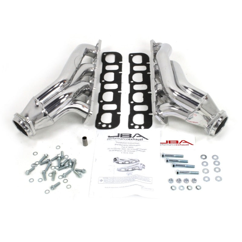 JBA 1965SJS fits Chrysler 05-14 6.1/6.4L HEMI 1 7/8in Primary Silver Ctd Cat4Ward Header