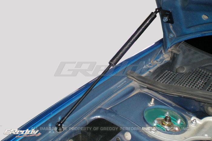 GReddy 18560101 fits Subaru WRX/STi Engine Hood Lifter Kit-OEM weight hoods