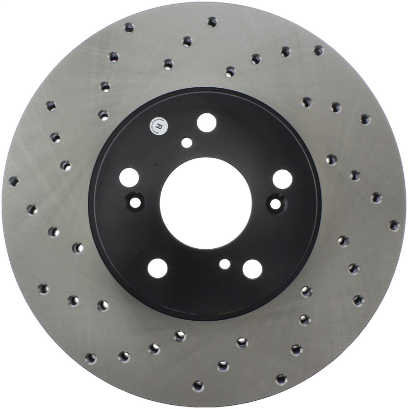 Stoptech 128.40046R 99-08 Acura TL (STD Caliber) / 01-03 CL / 04-09 TSX Cross Drilled Right Front Rotor