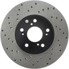 Stoptech 128.40046R 99-08 Acura TL (STD Caliber) / 01-03 CL / 04-09 TSX Cross Drilled Right Front Rotor