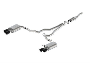 Ford Racing fits 2024 Mustang 2.3L Touring Non-Active Cat-Back Exhaust w/GT Valance - Black Tip