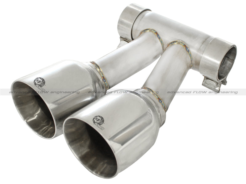 AFE 49-36410 t Tip Upgrade 05-08 fits Porsche Boxster S (987.1-987.2) H6 3.4L