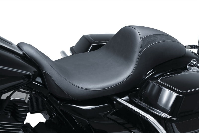 Mustang 75644 Harley Electra Glide, Rd Glide, Rd King, Str Glide Hightail Fastback 1PC Seat - Black