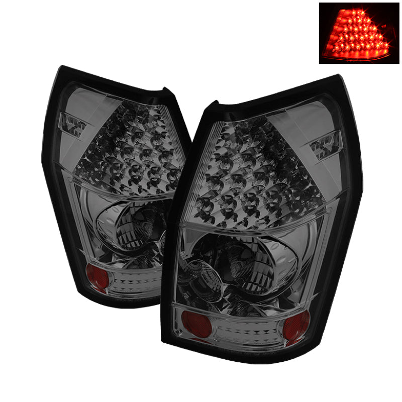 Spyder 5002402 fits Dodge 05-08 Magnum LED Tail Lights Smoke ALT-YD-DMAG05-LED-