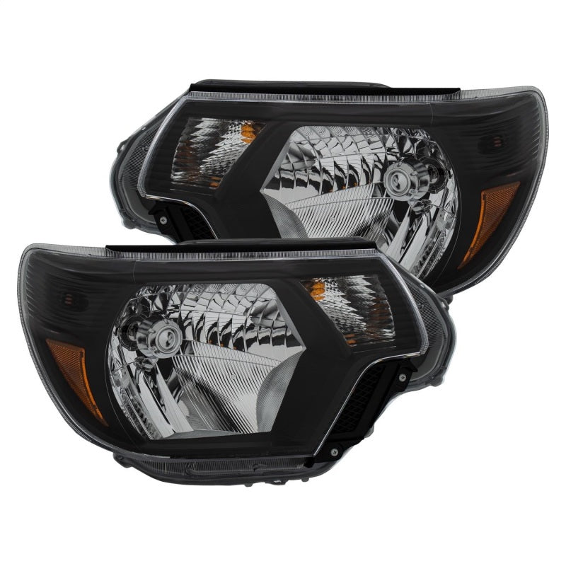 ANZO 111395 2015 fits Toyota 12-20 Tacoma Crystal Headlights Black