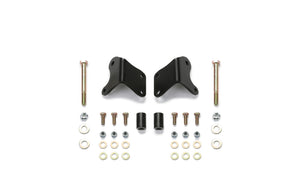 Fabtech FTS24141 07-18 fits Jeep JK 4WD Front Lower Shock Mount Relocation Brackets
