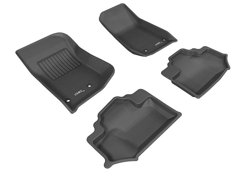 3D MAXpider 2017-2019 fits Hyundai/fits Kia Ioniq/Niro Kagu 1st Row Floormat -