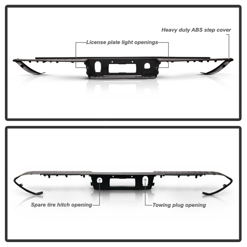 xTune 14-18 Chevy 1500/GMC Sierra 1500 Rear Bumper Step Pad (RB-CS14-1500-SP)