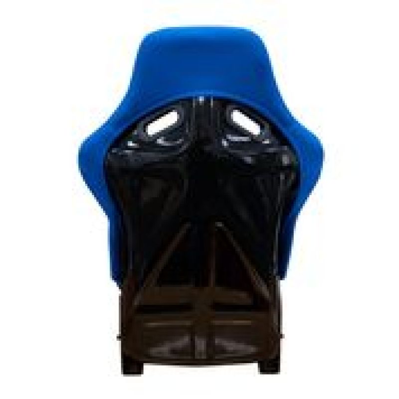 NRG FRP-300BL FRP Bucket Seat (Blue Cloth) - Large