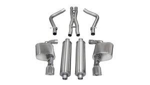 CORSA Performance 14463 Corsa 2012-2013 fits Dodge Charger SRT-8 6.4L V8 Polished Sport Cat-Back Exhaust