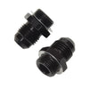 Russell 640203 Performance -6 AN Carb Adapter Fittings (2 pcs.) Black