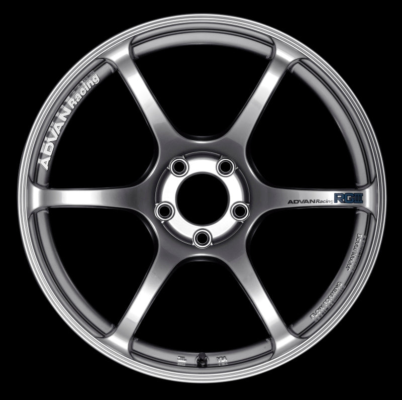 Advan YAR8L15EHB RGIII 18x10.5 +15 5-114.3 Racing Hyper Black Wheel