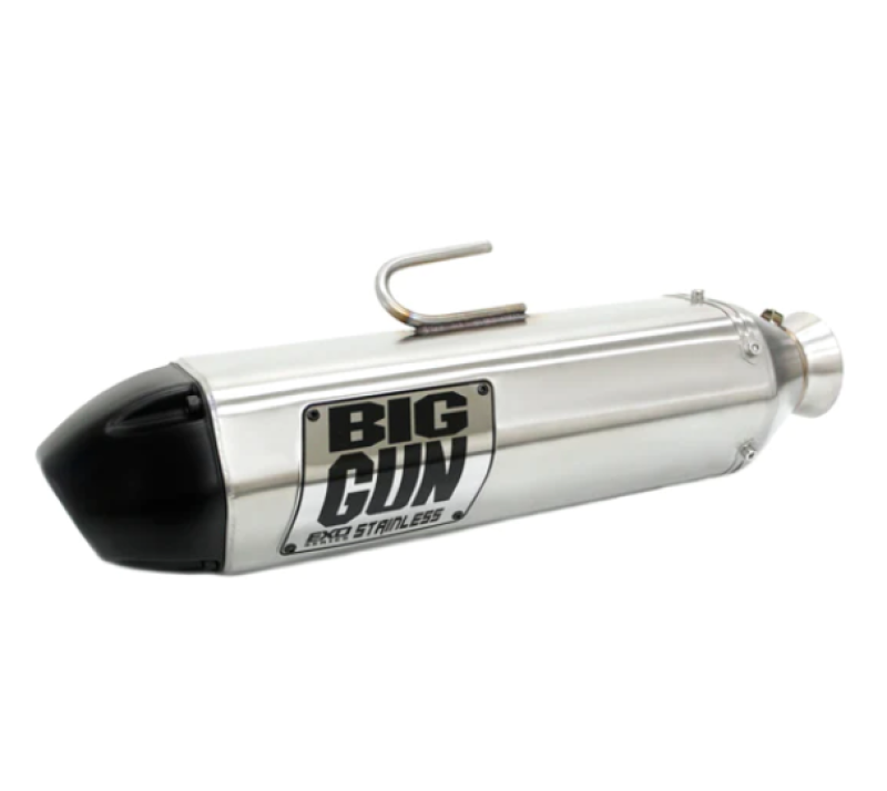 Big 14-7712 Gun 13-23 fits Polaris SCRAMBLER XP 850 H.O./EPS EXO Stainless Slip On Exhaust