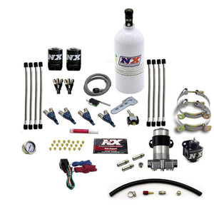 Nitrous Express 60006P 4 Cyl Piranha Nitrous Kit (Pro-Mod) w/2.5lb Bottle