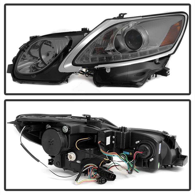 Spyder 5082817 fits Lexus 06-11 GS 300 / 350 / 450 Headlights - HID Model Only