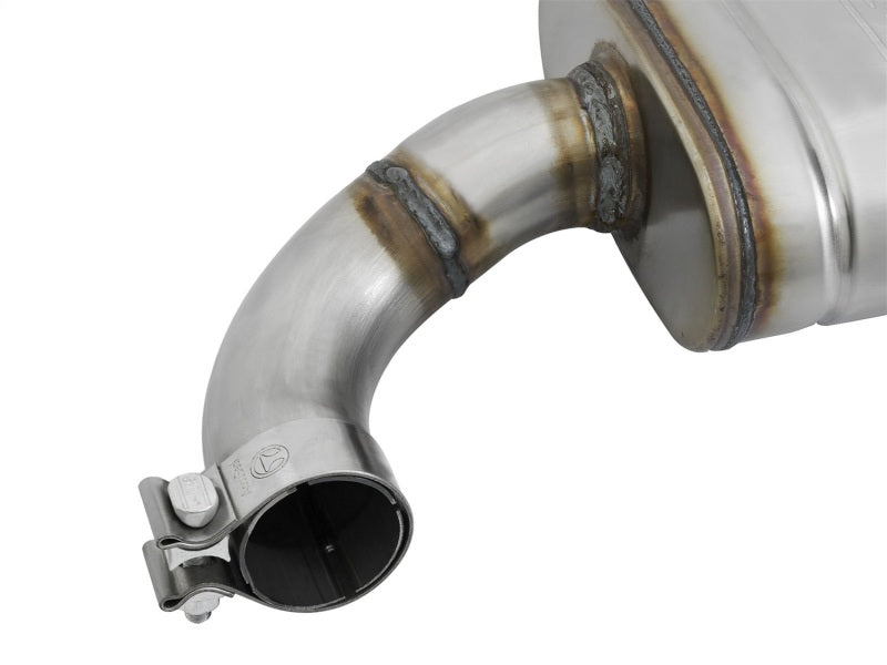 AFE 49-43085-P rce XP 2.5in 409 Stainless Axle Back Exhaust w/Stainless Tips 15