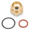 Edelbrock 12415 Fuel Bowl Inverted Flare Fitting Straight Male 7/8In-20 w/ Inverted 5/8In-18 Female Flare