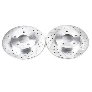 PowerStop fits Buick 00-05 LeSabre Rear Evolution Drilled & Slotted Rotors -