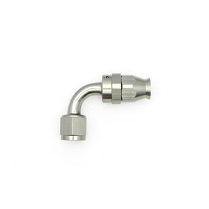 DeatschWerks 6-02-0856 8AN Female Swivel 90-Degree Hose End PTFE (Incl. 1 Olive