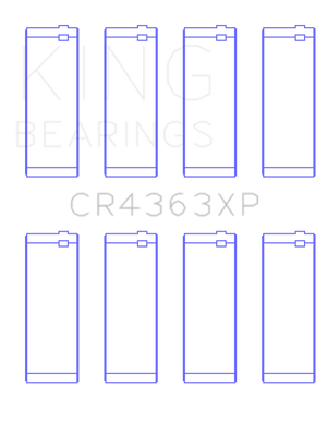 KING KINGCR4363XPSTDX fits KING CR4363XPSTDX Engine Bearings Gm 134 DOHC Ecotec