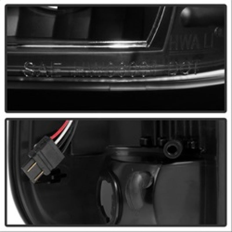 xTune 5082084 fits Ford F150 Styleside 97-03 Light Bar LED Tail Lights - Black