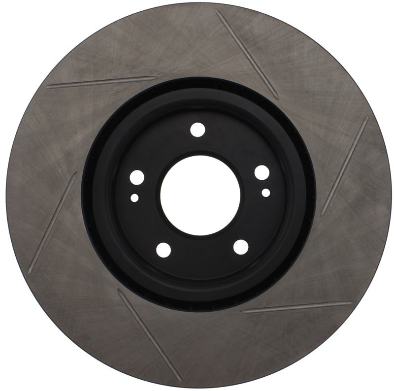 Stoptech 126.46064SR Power Slot 03-06 Evo 8 & 9 Slotted Right Front Rotor