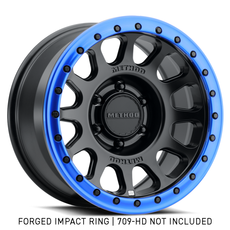 Method Wheels GR-10018-BL Method Beadlock Ring - 18in Forged - Style 1 - Blue