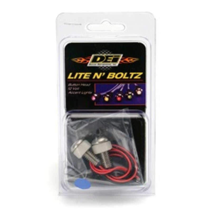 DEI  30307 LED Lighted Button Head Bolts Universal Accent Lighting - 2-pack - Bl