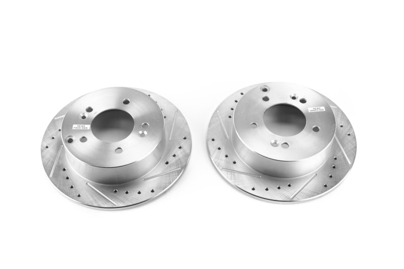PowerStop fits Kia 07-10 Rondo Rear Evolution Drilled & Slotted Rotors - Pair