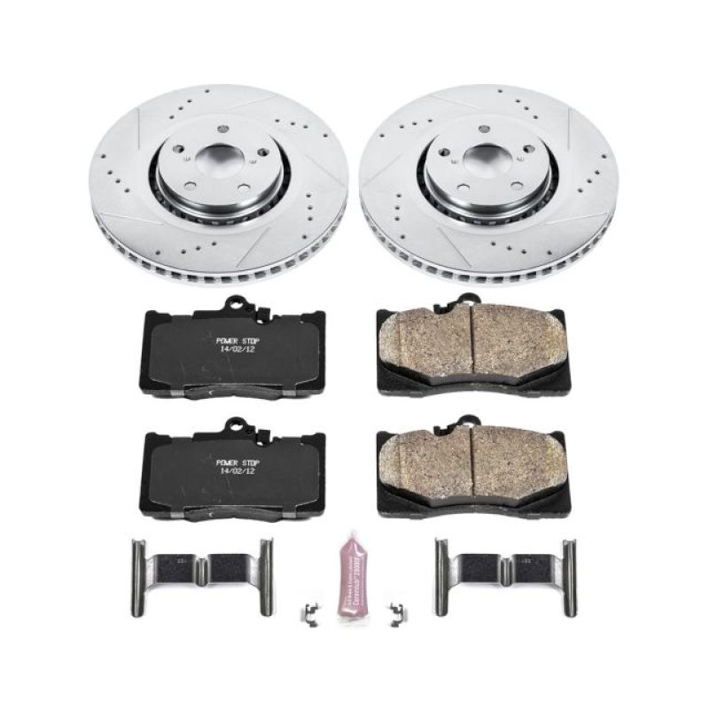 PowerStop K4633 fits Lexus 07-11 GS350 Front Z23 Evolution Sport Brake Kit